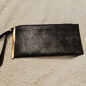 💞5/$10 BLACK SHIMMER CLUTCH PURSE